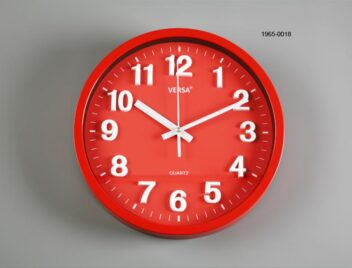 RELOJ PARED ROJO DIAMETRO 30 CMS