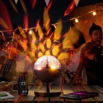 PROYECTOR LED RECARGABLE CON ALTAVOZ