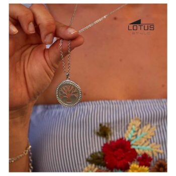 MODELO COLGANTE LOTUS ARBOL DE LA VIDA ACERO