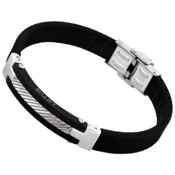 PULSERA CAUCHO LOTUS