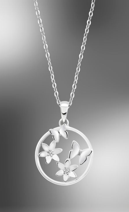 COLGANTE PLATA LOTUS