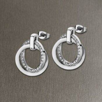 PENDIENTES LOTUS ACERO