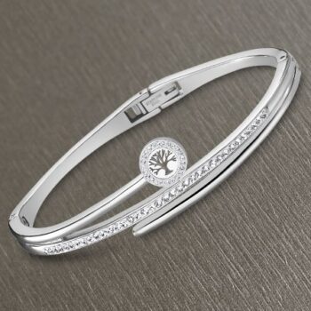 PULSERA LOTUS ACERO