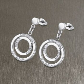 PENDIENTES LOTUS ACERO