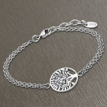 PULSERA LOTUS ACERO