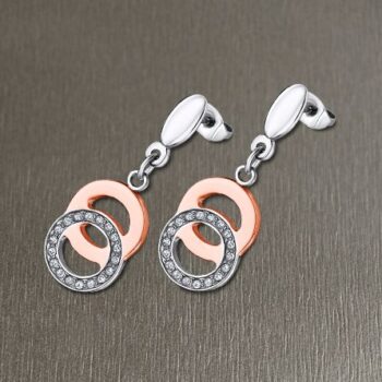 PENDIENTES LOTUS ACERO