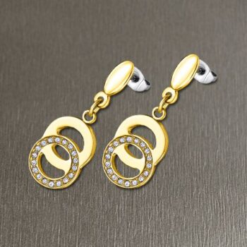 PENDIENTES LOTUS ACERO