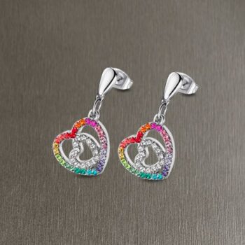 PENDIENTES LOTUS ACERO