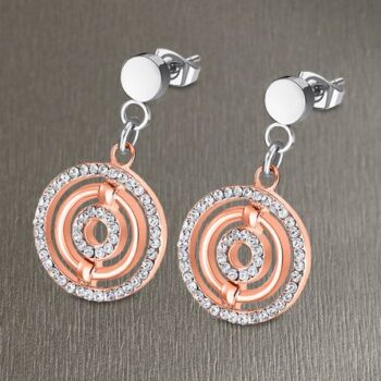 PENDIENTES LOTUS ACERO