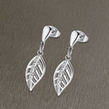 PENDIENTES LOTUS ACERO