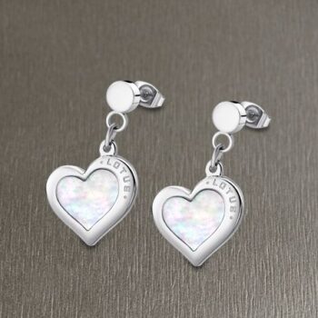 PENDIENTES LOTUS ACERO