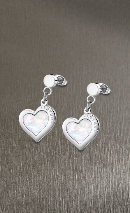 PENDIENTES LOTUS ACERO