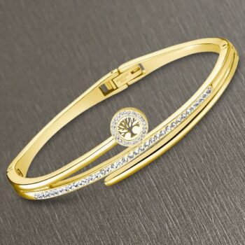 PULSERA LOTUS ACERO