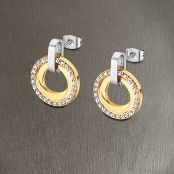 PENDIENTES LOTUS ACERO