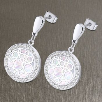 PENDIENTES LOTUS ACERO