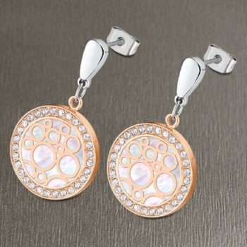 PENDIENTES LOTUS ACERO