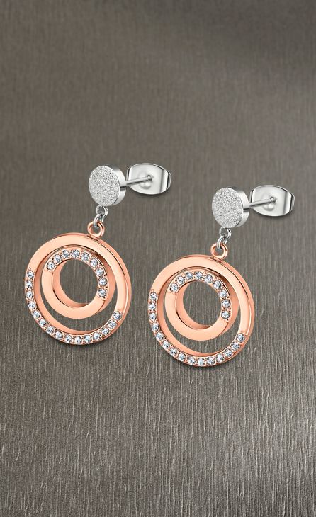 PENDIENTES LOTUS ACERO