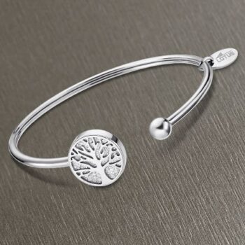 PULSERA LOTUS ACERO