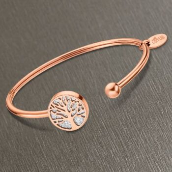 PULSERA LOTUS ACERO