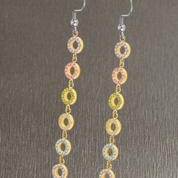 PENDIENTES LOTUS ACERO