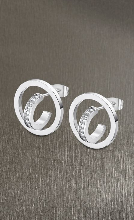 PENDIENTES LOTUS ACERO