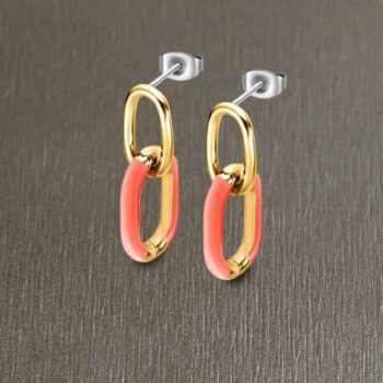 PENDIENTES LOTUS ACERO