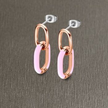 PENDIENTES LOTUS ACERO