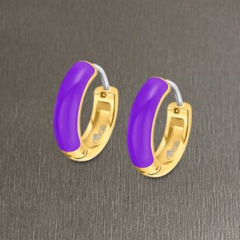 PENDIENTES LOTUS ACERO