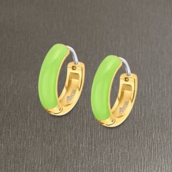 PENDIENTES LOTUS ACERO