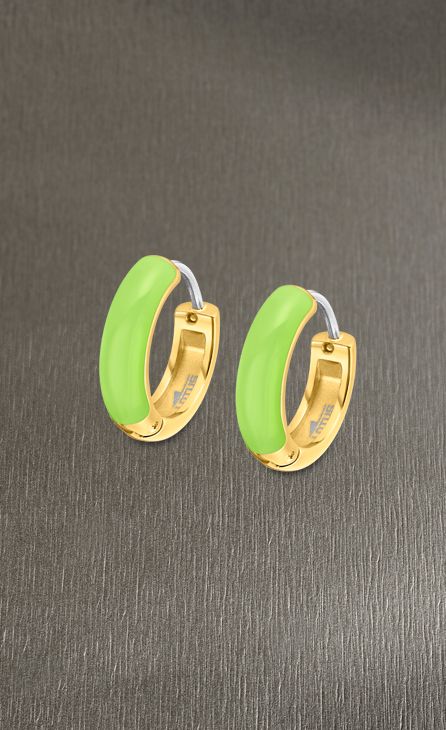 PENDIENTES LOTUS ACERO