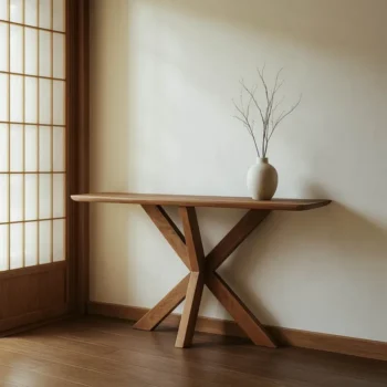 CONSOLA MADERA DE MANGO 130 X 35 X 76 CM