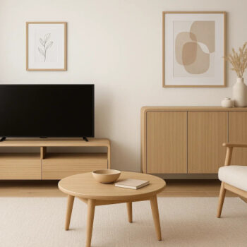 MUEBLE TV OLMO 120X40X45 2 CAJONES