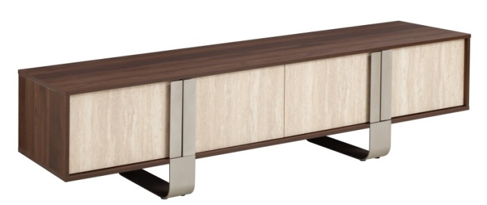 MUEBLE TV METAL 180X40X43,5 MARMOL