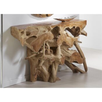 CONSOLA RAIZ TEKA MACIZA 120x35x80 CMS.