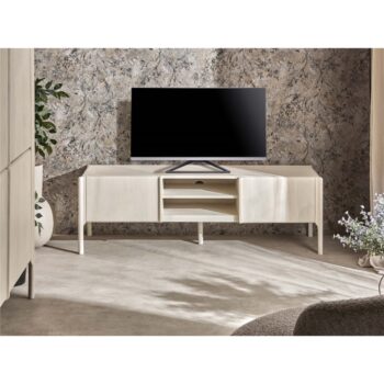 MUEBLE TV MANGO BLANCO 160X45X50 CMS.